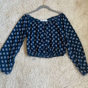 Cropped blouse
